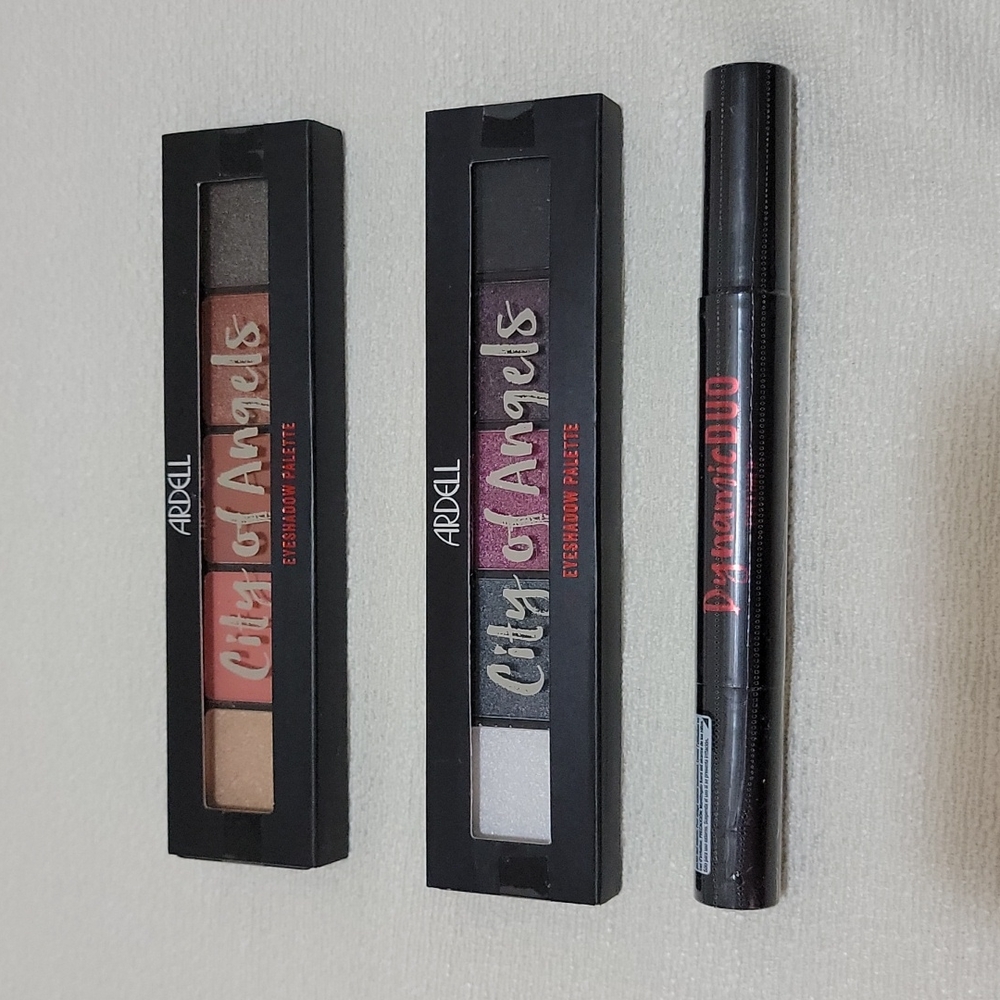 Two Ardell City of Angels Eyeshadow Palettes and Eyeliner Bundle